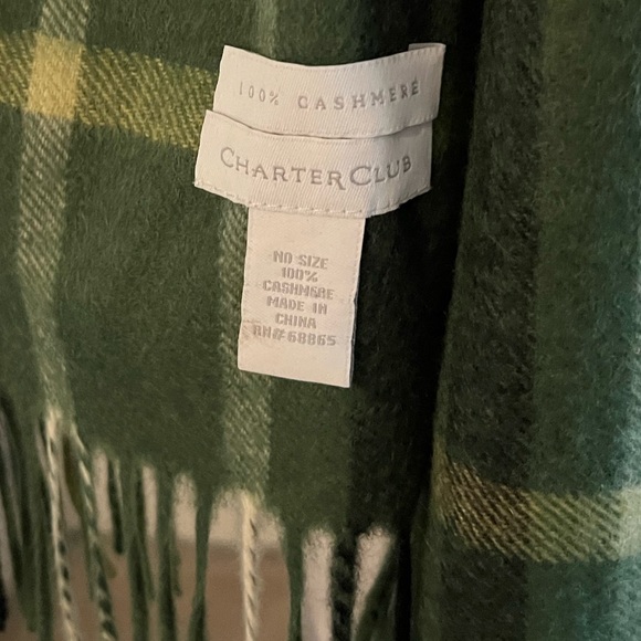 Charter Club 100% Cashmere Scarf - Picture 4 of 4